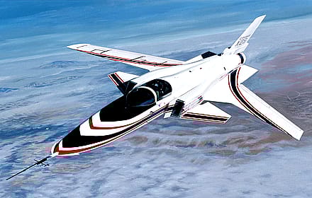 Artist's Rendition of the Grumman X-29'