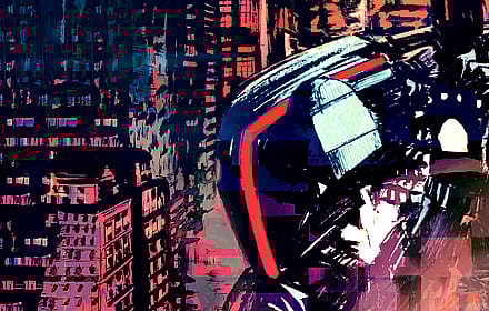 "VHS Glitch - Evil Technology" promotional art by Ariel ZB'