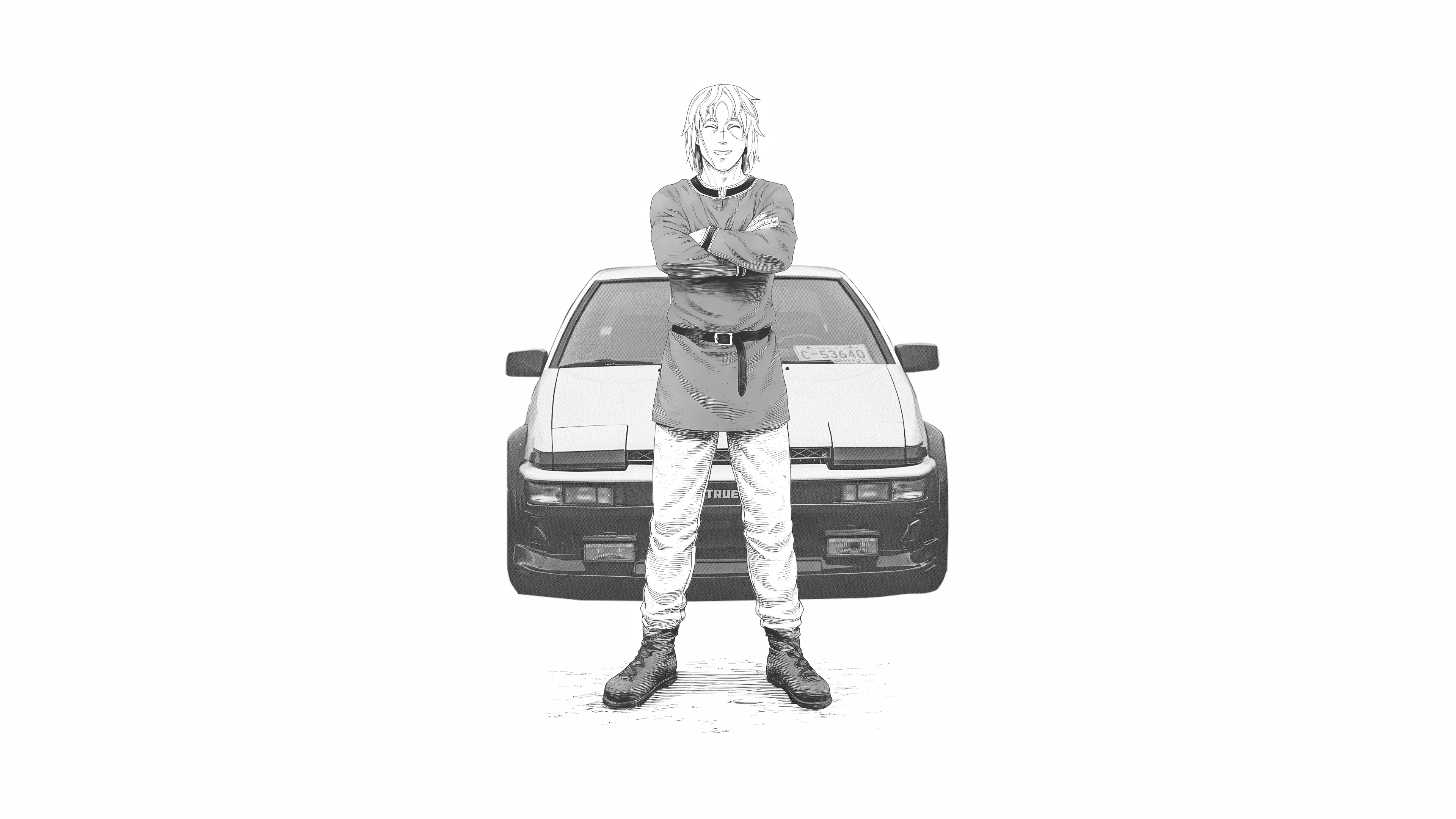 Thorfinn with Ae86 Trueno picture 1 of 1