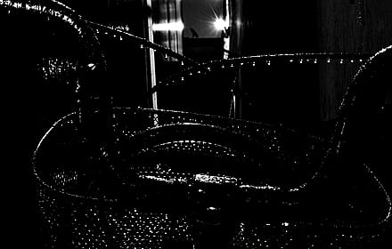 Bicycle Basket Black & White Noir'