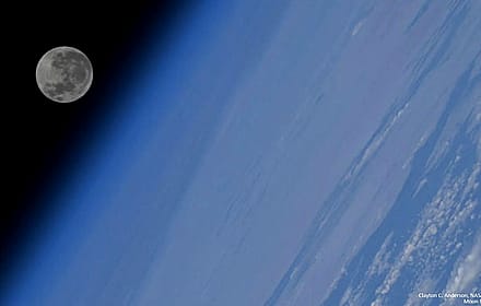 Moon from the ISS'