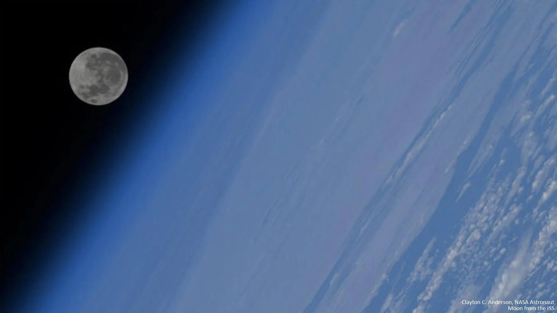 Moon from the ISS picture 1 of 1