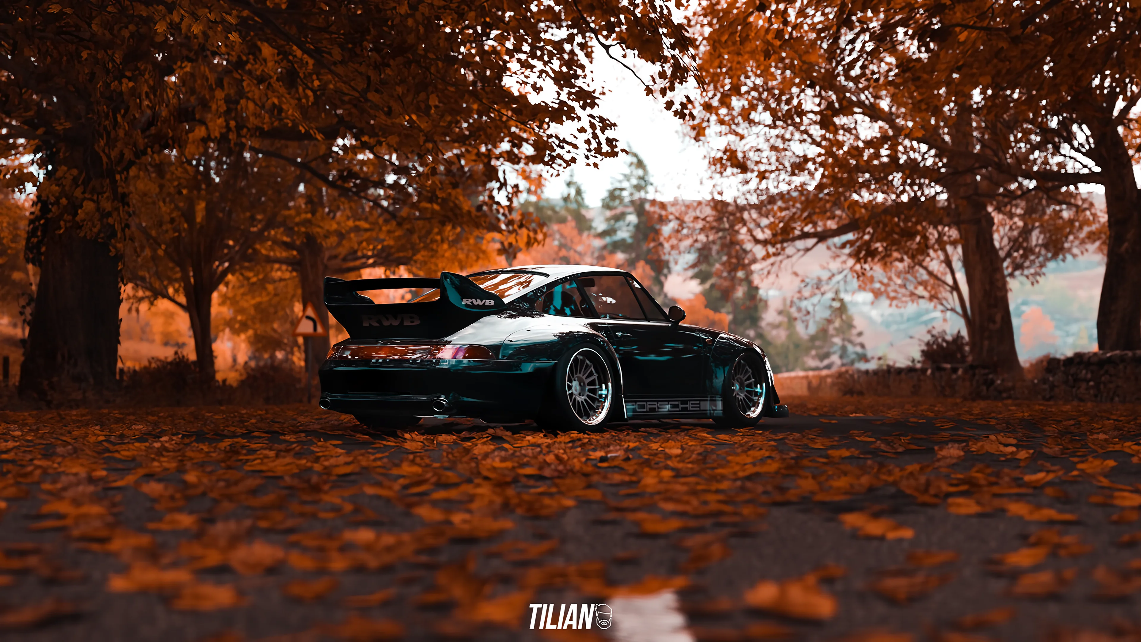 Porsche 911 GT2 RWB in Autumn by TilianXposed picture 1 of 1