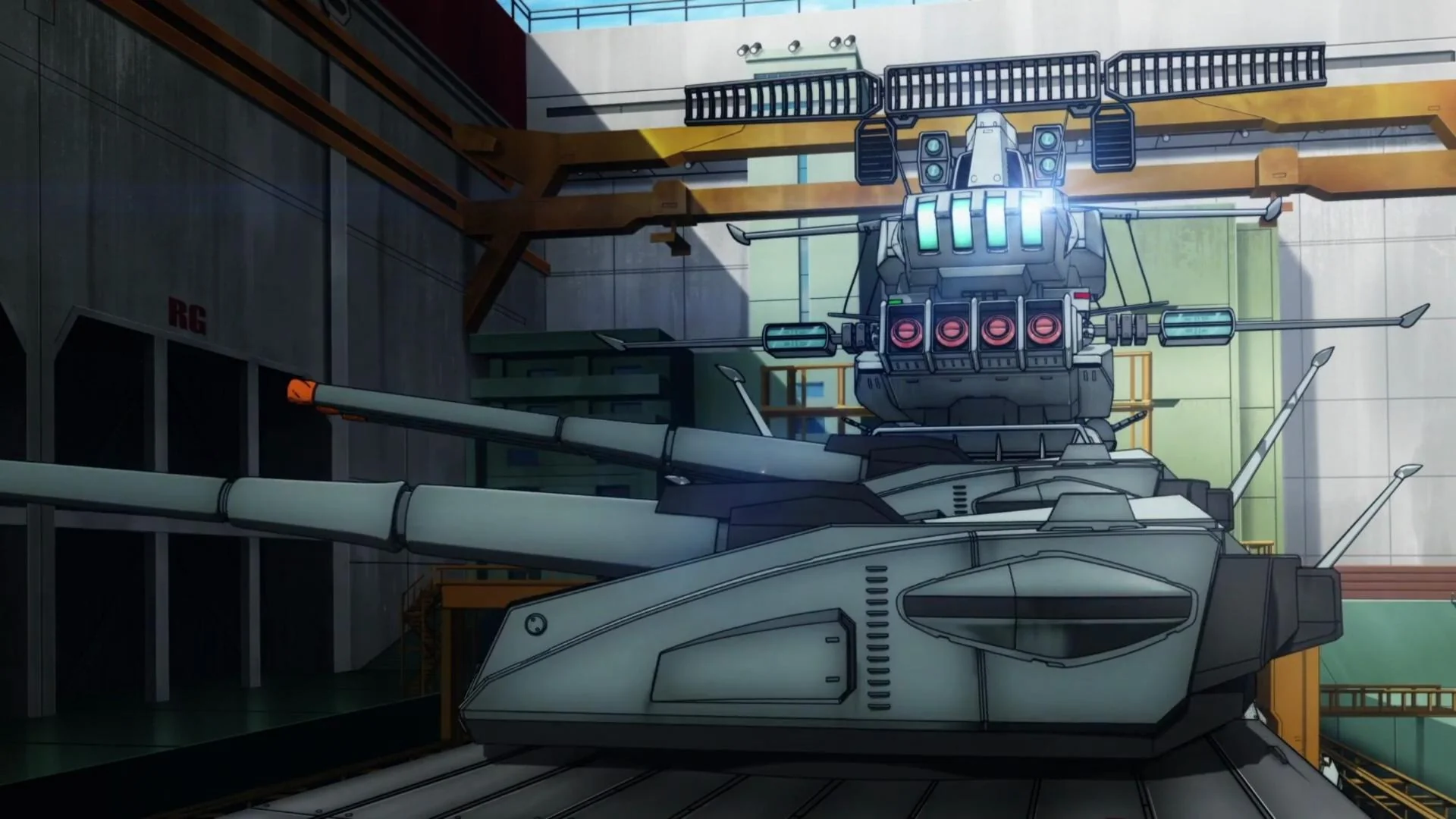 Space Battleship Arizona Fires Her Guns for the First Time picture 1 of 1