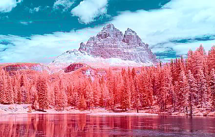 Infrared Lago Antorno by Paolo Pettigiani'