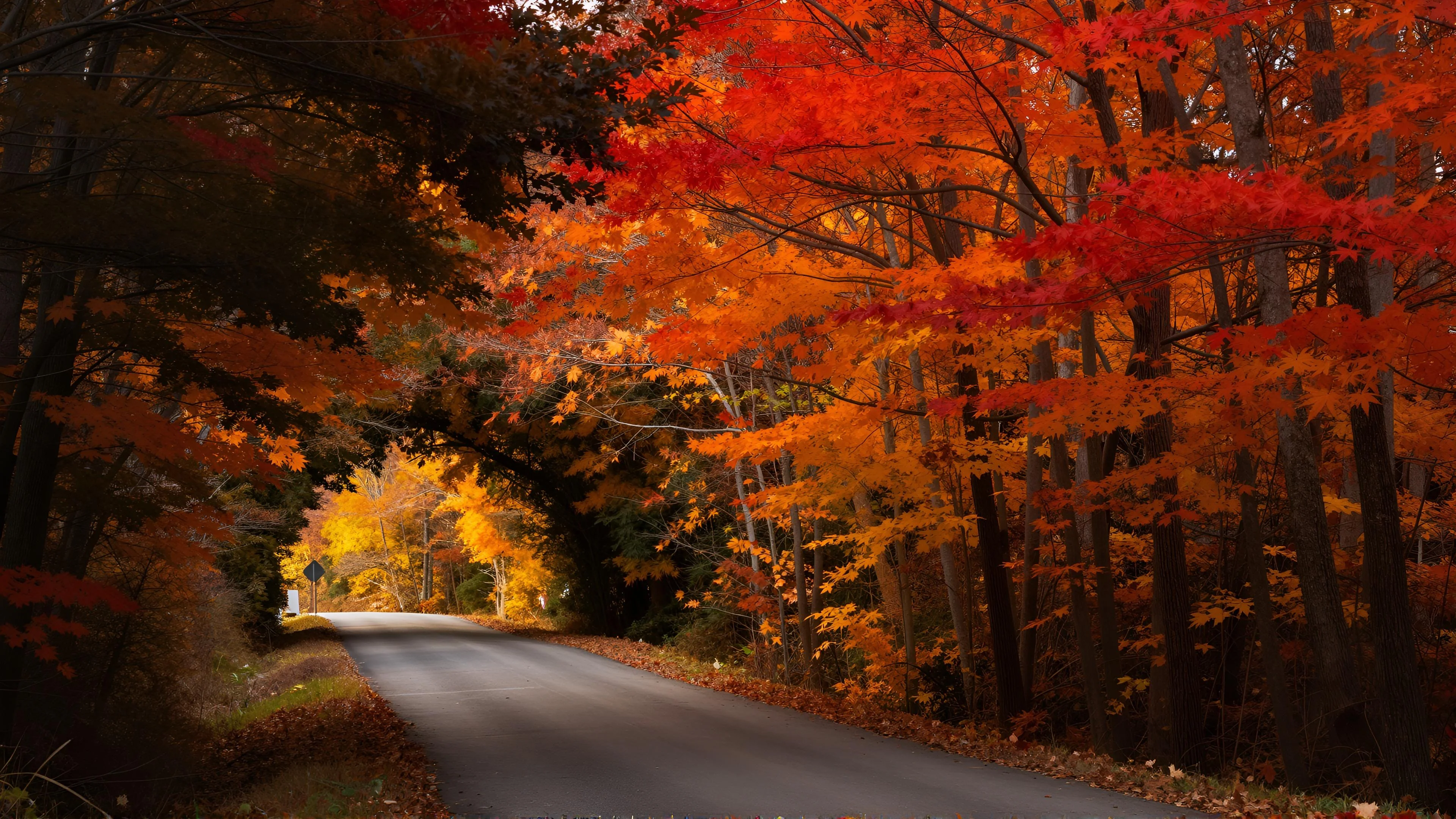 Quiet Country Road in Autumn picture 1 of 1