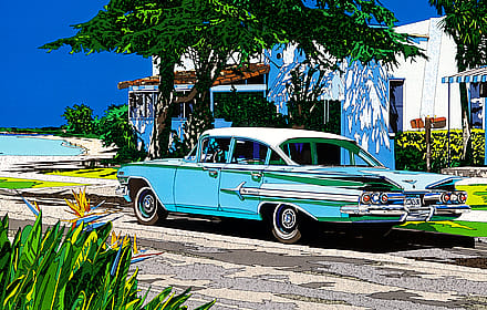 ALLEYS AT HAMILTON BEACH, 1991 by Eizin Suzuki'