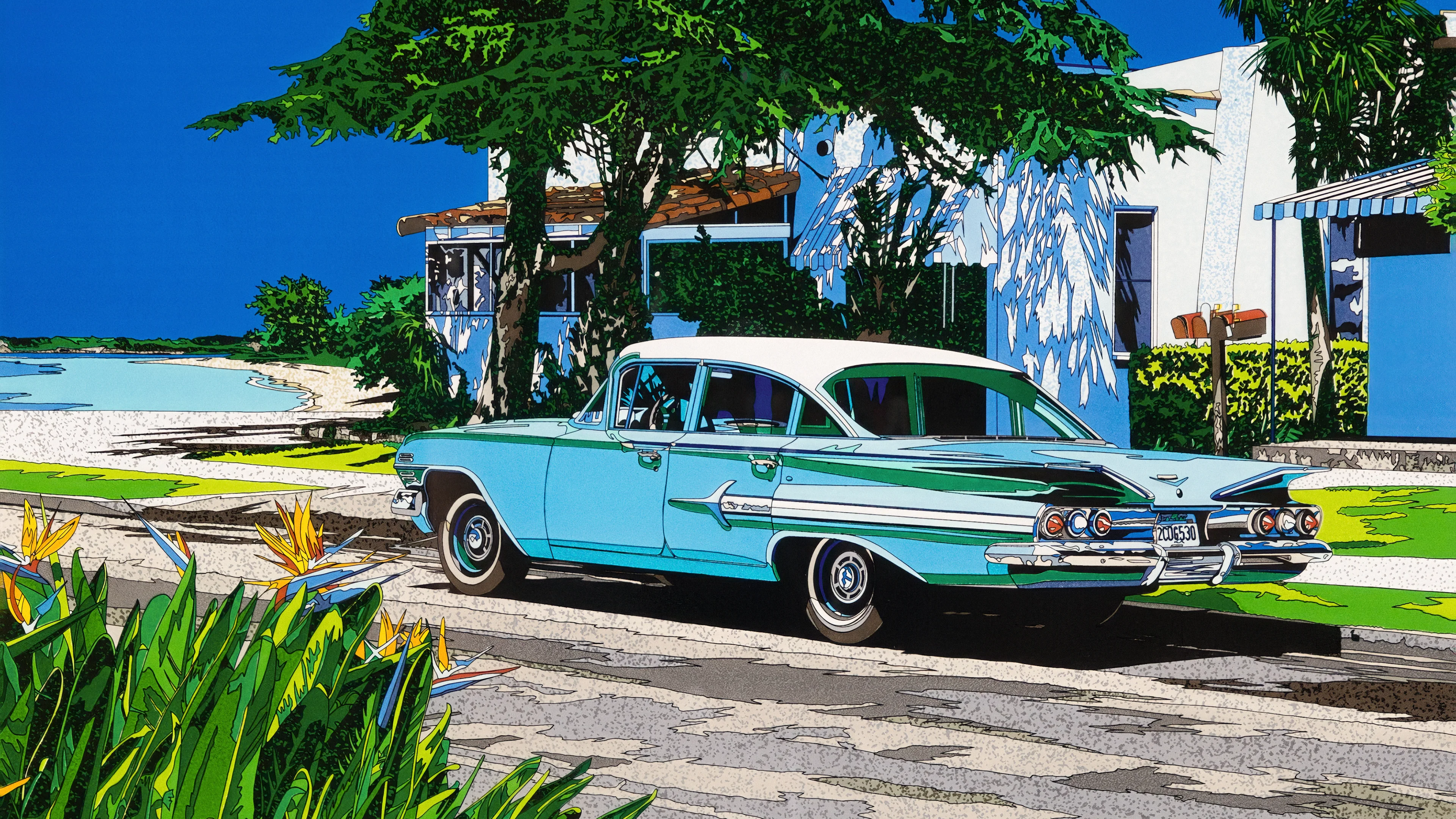 ALLEYS AT HAMILTON BEACH, 1991 by Eizin Suzuki picture 1 of 1