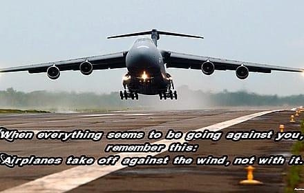 Airplanes Take Off Against the Wind'