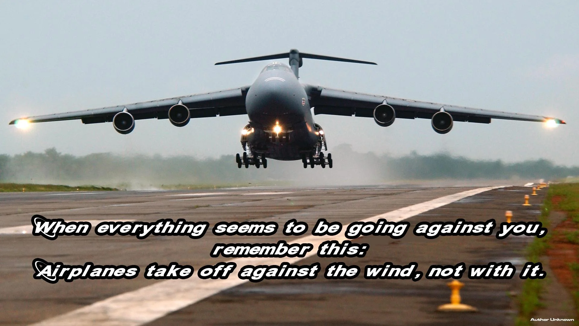 Airplanes Take Off Against the Wind picture 1 of 1