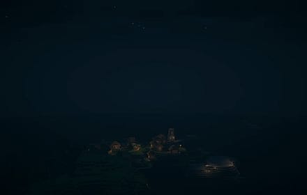 Minecraft Village in my world'