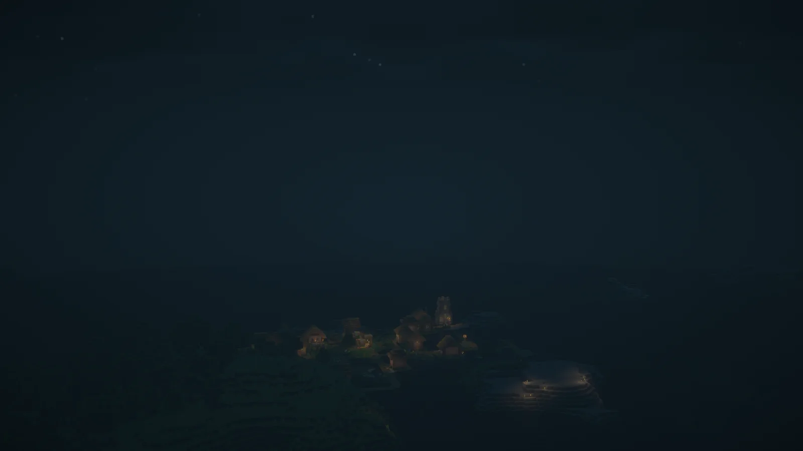 Minecraft Village in my world picture 1 of 1