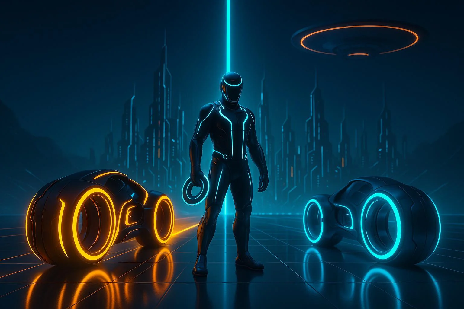 Tron Wallpaper and Desk Mat picture 1 of 1