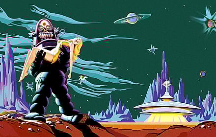 Forbidden Planet - Robbie and Damsel'