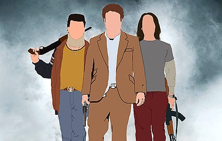 I made a vector art style desktop background for one of my favorite movies, Pineapple Express.'