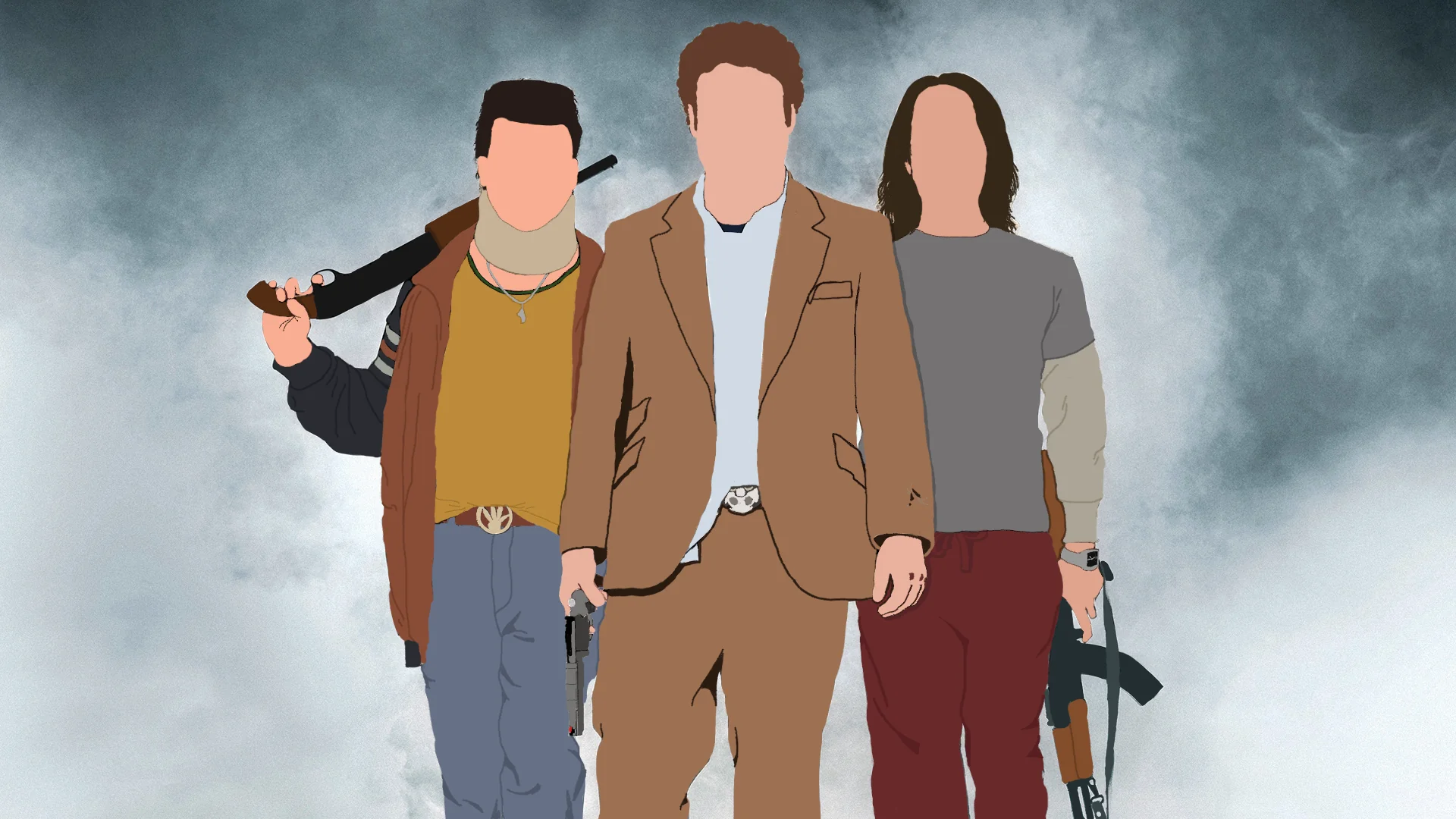 I made a vector art style desktop background for one of my favorite movies, Pineapple Express. picture 1 of 1