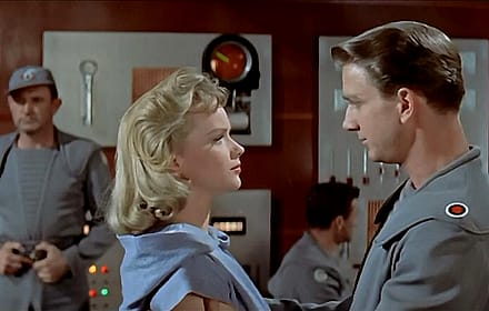 Forbidden Planet - Altaira and Commander Adams'