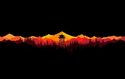 Lone Watchtower at Dusk'