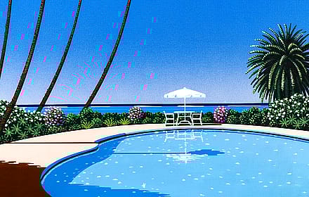 Shade of Palm Grove V by Hiroshi Nagai'