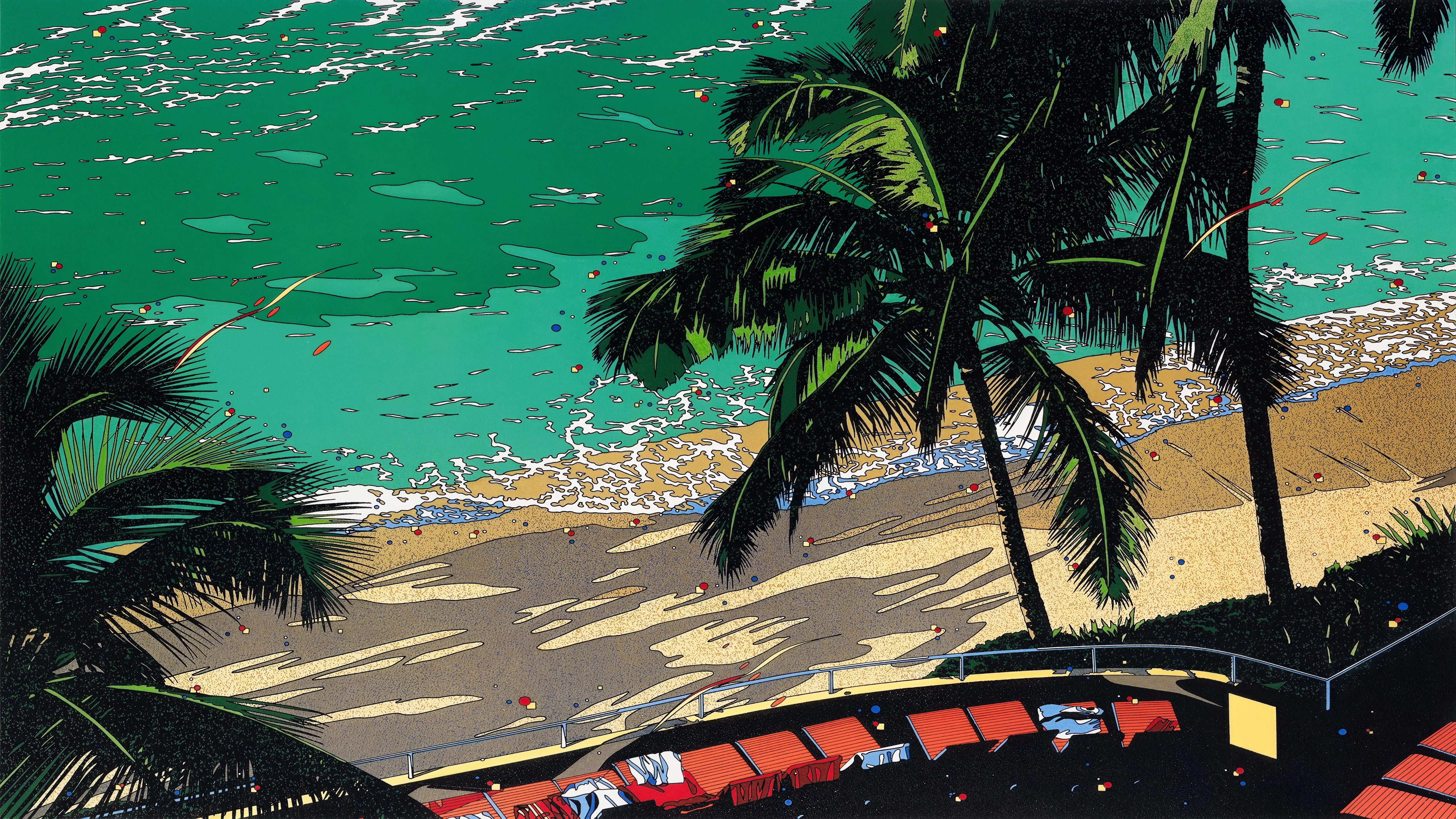 Waikiki Beach, 1988 by Eizin Suzuki picture 1 of 1