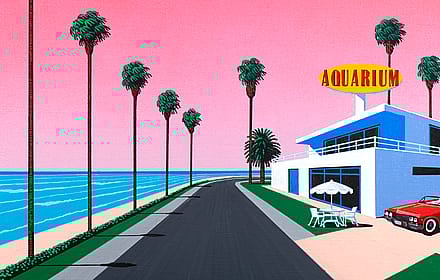 'Bronze - Aquarium' cover art by Hiroshi Nagai'