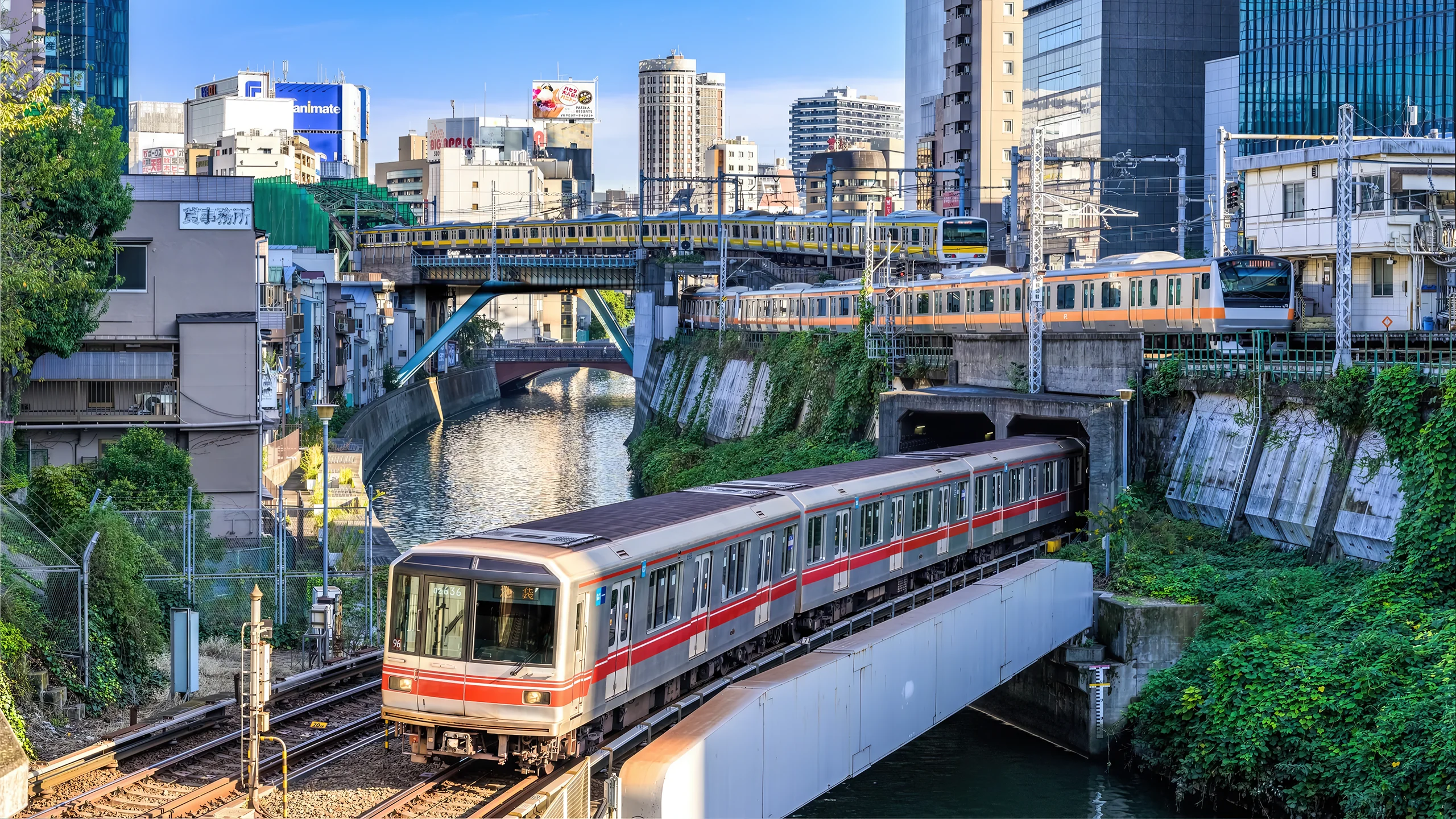 Three railways, one shot in Ochanomizu Station, Tokyo picture 1 of 1