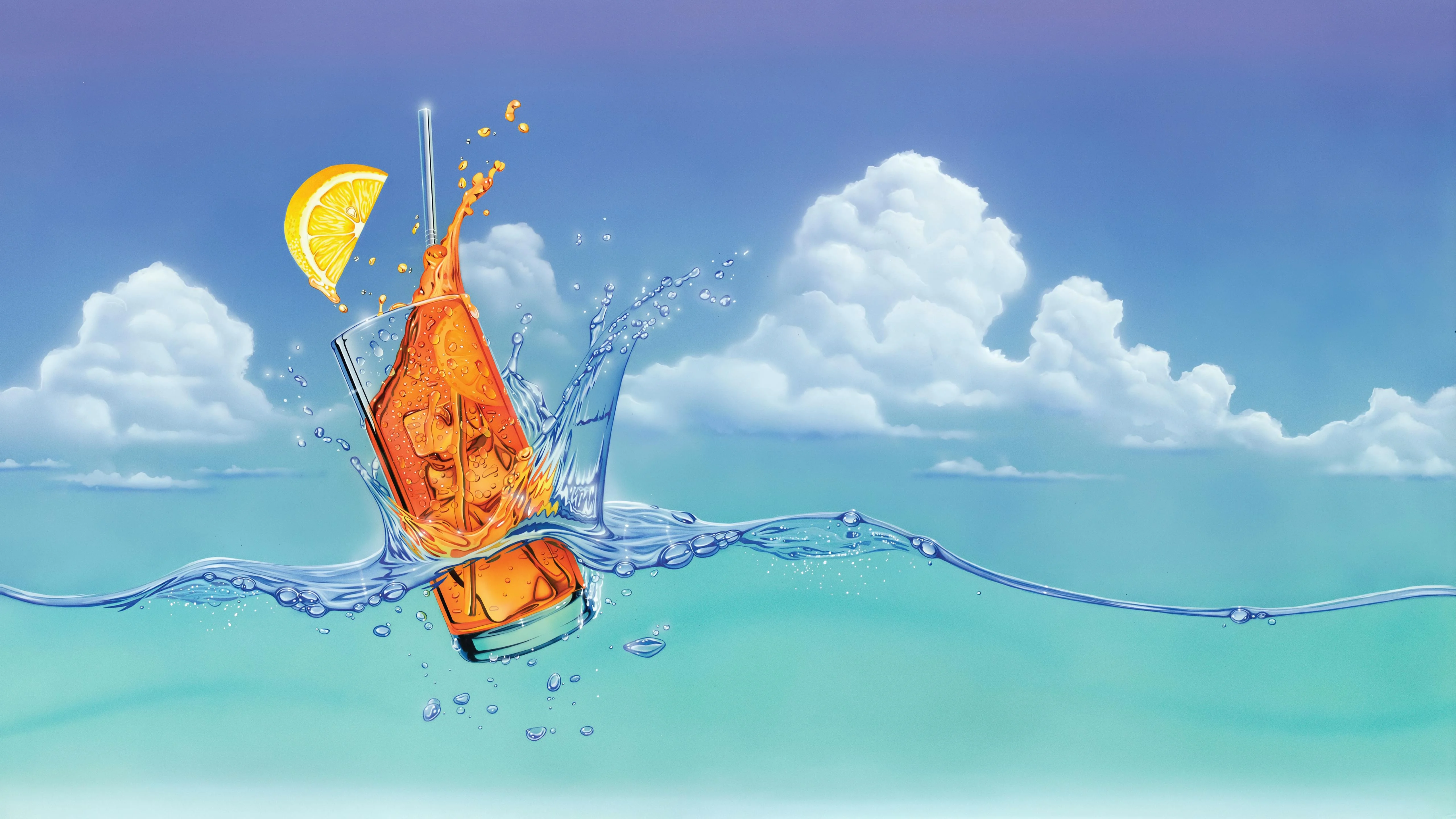 Dropped Iced tea by Bern Foster picture 1 of 1