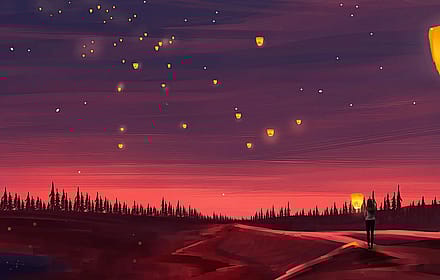 A sky full of wishes'