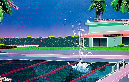 'Hitomi Toyama – Prologue of 7 courses', 1987 cover art by Akira Watanabe'