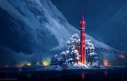 Winter Lights by Andreas Rocha'