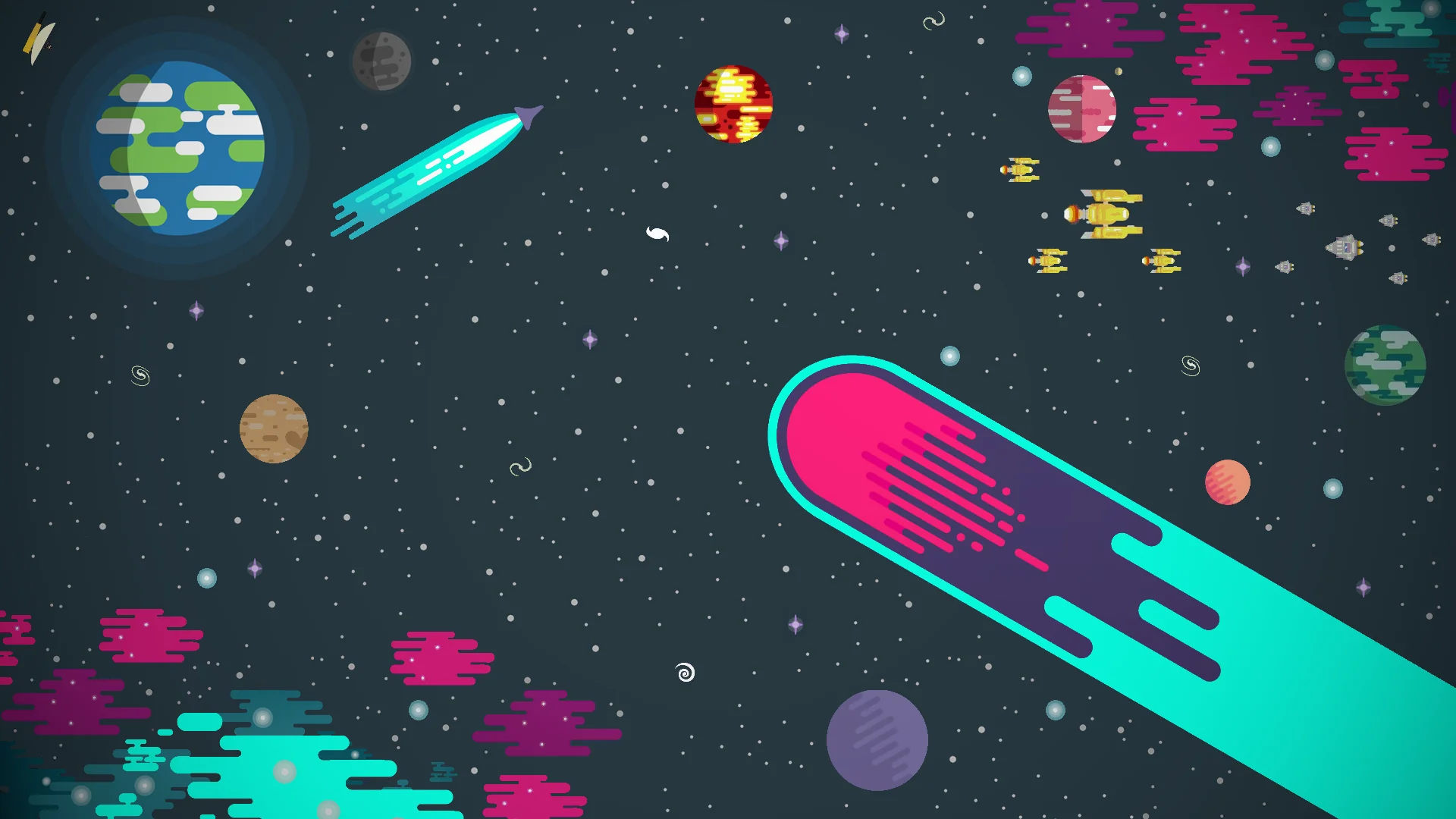 Kurzgesagt Style Wallpaper picture 1 of 1