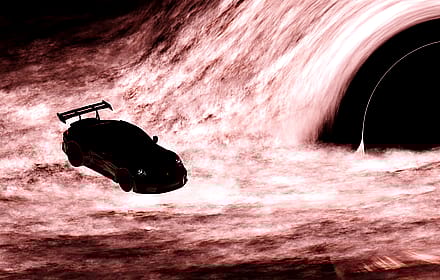 911_GT3RS near a Blackhole'