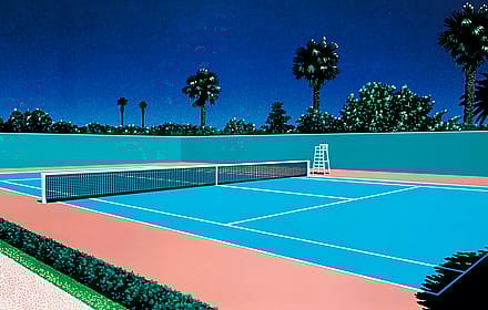 Tennis Court, 1982 by Hiroshi Nagai'