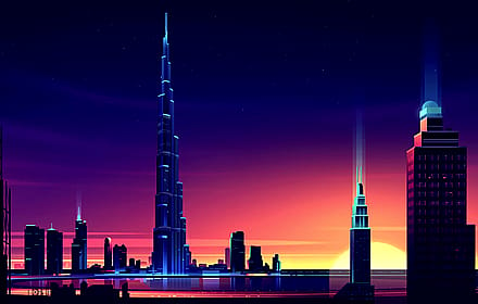 Retro Dubai'