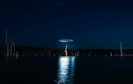 Drone halo over the Australian landscape – 16x9'