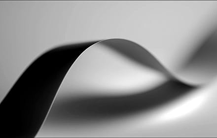 Abstract Grey Curve Shadow Wallpaper'