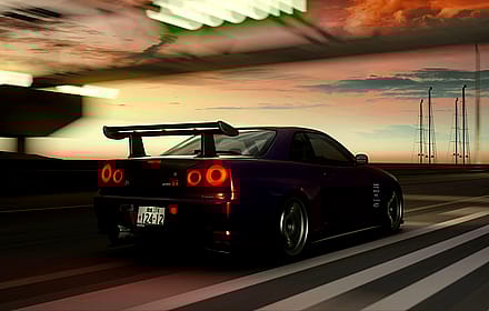 Midnight Purple R34 // 5760x3600'
