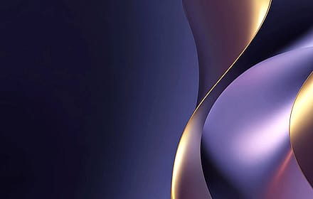 Abstract Purple and Gold Waves'