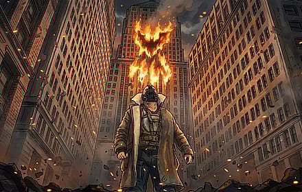 Bane from The Dark Knight Rises in Ghibli Style'