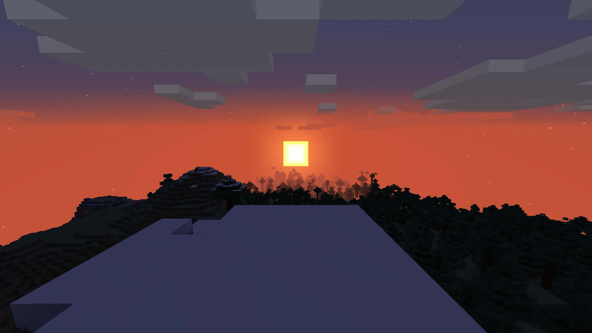 Minecraft FHD for Desktops, sunset picture 1 of 2