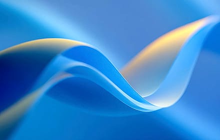 Abstract Blue Waves on Soft Background'