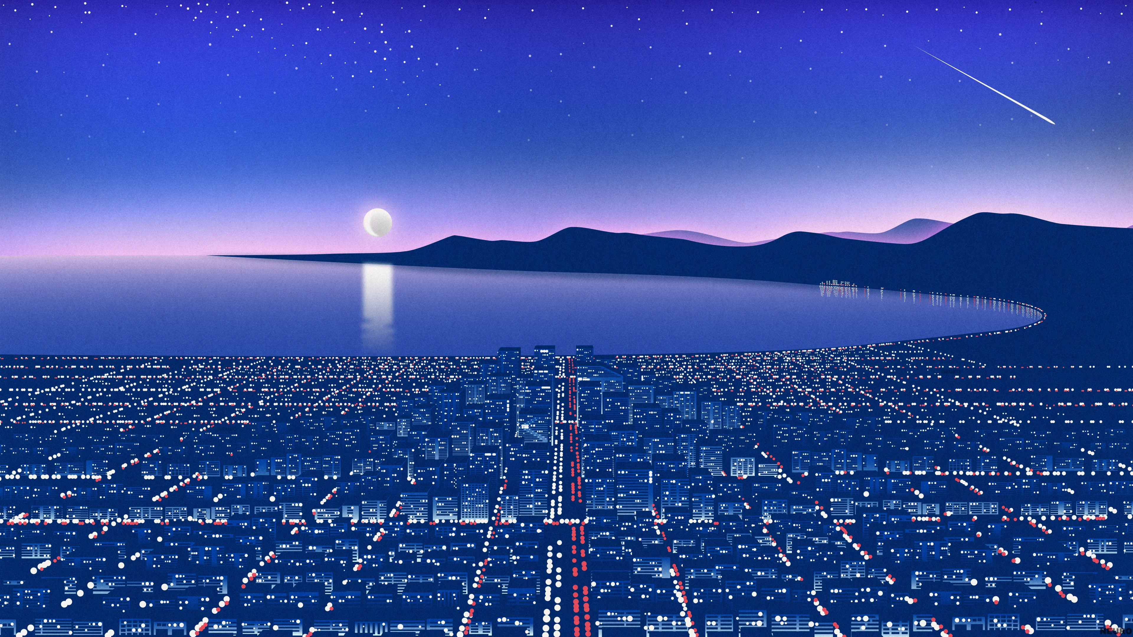 Blue city by /u/FaithlessnessDue2763 picture 1 of 1