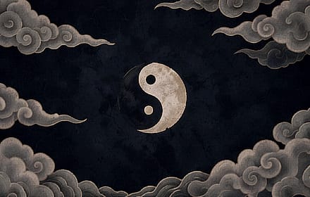 Ying Yang Among Auspicious Clouds'