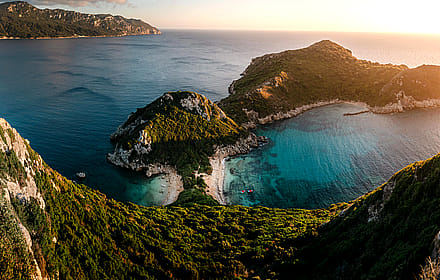 The island of Corfu, Greece'