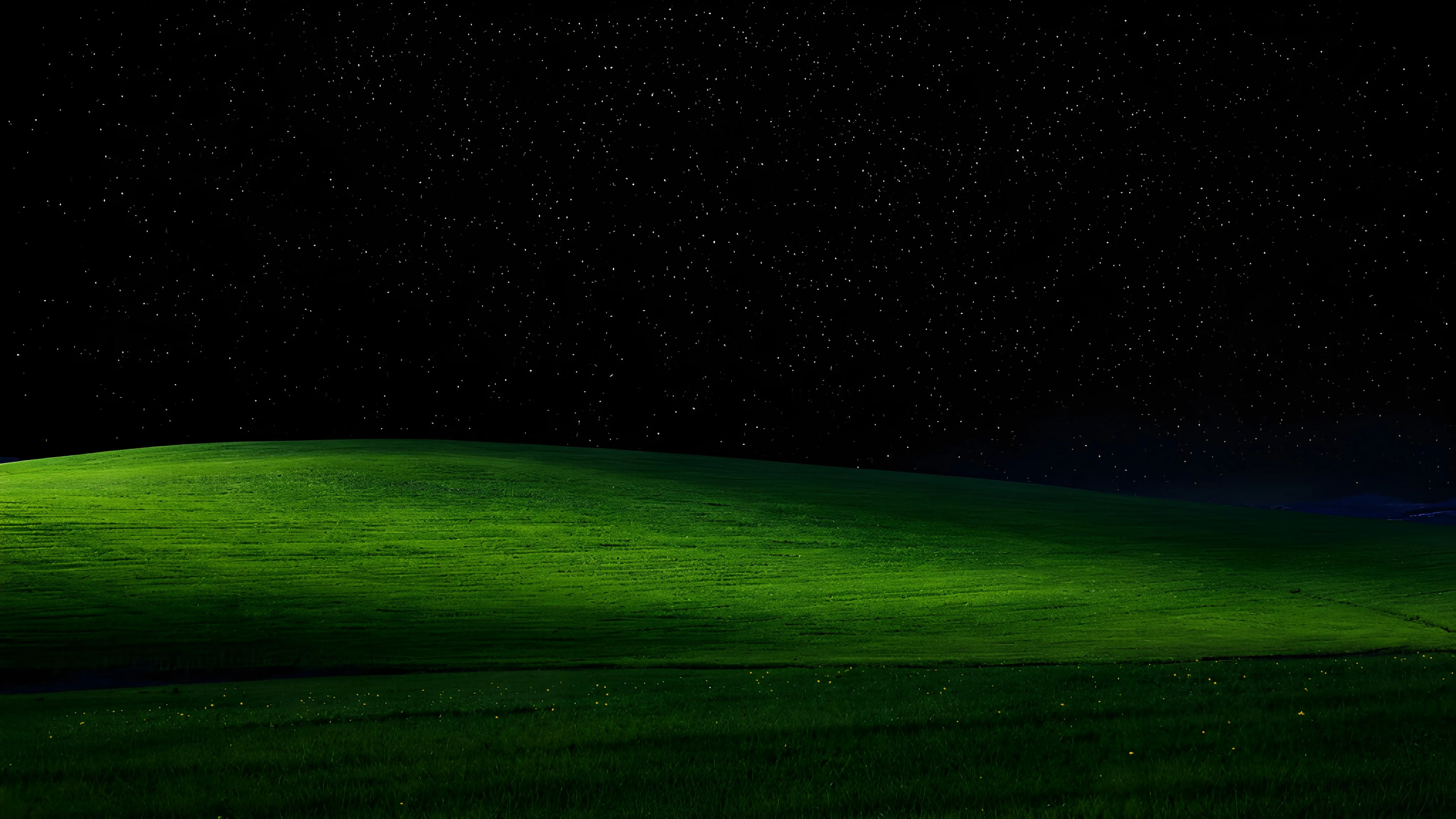 Windows XP Bliss at night for OLED picture 1 of 2
