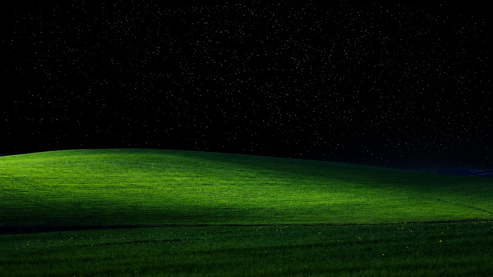 Windows XP Bliss at night for OLED picture 2 of 2