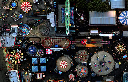 A bird's eye view of Coney Island'