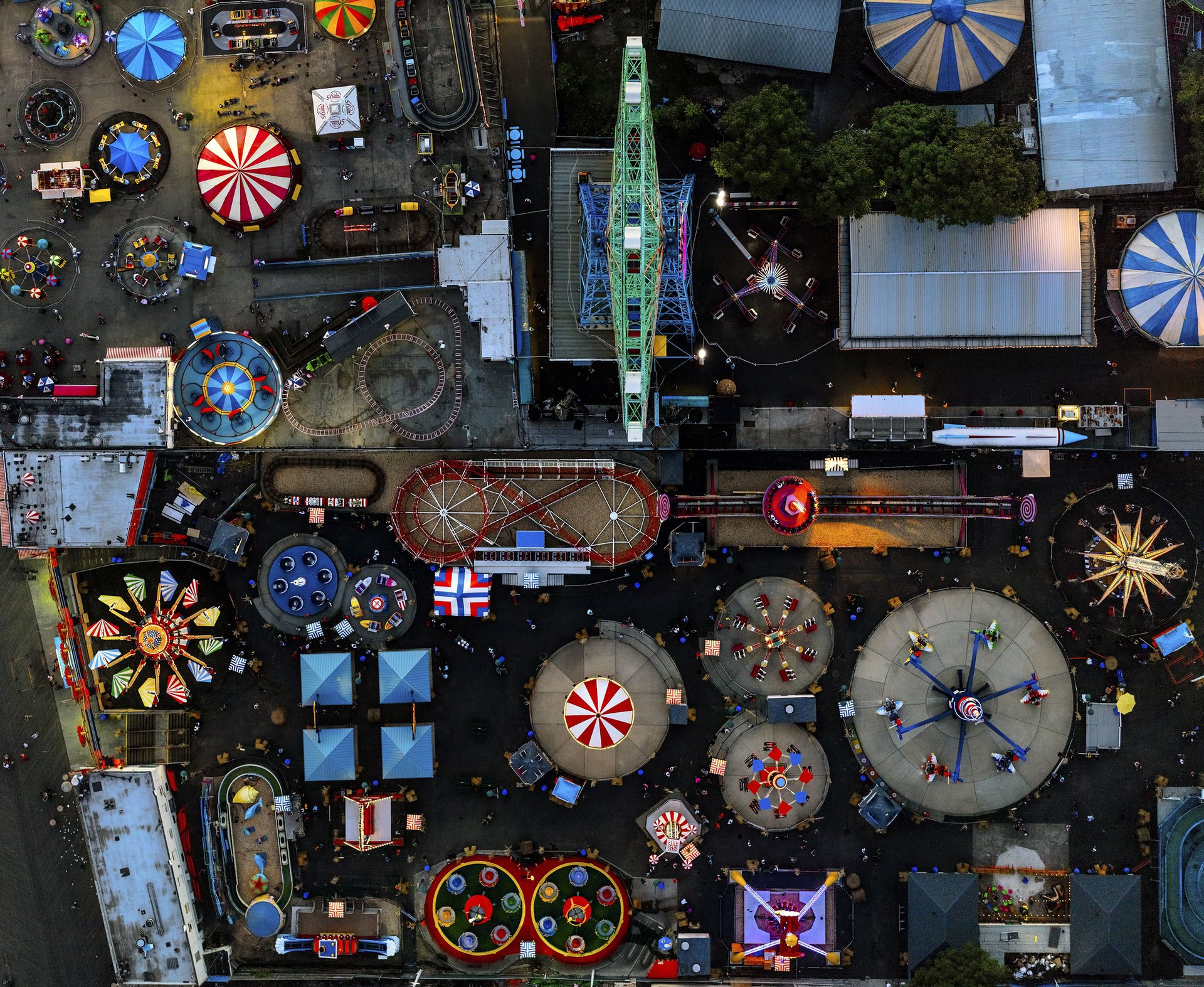 A bird's eye view of Coney Island picture 1 of 1