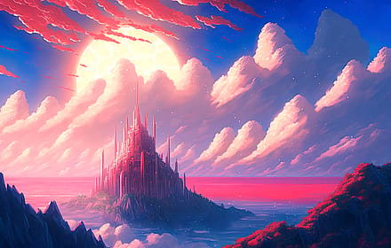 Fantasy Castle in the Sky'